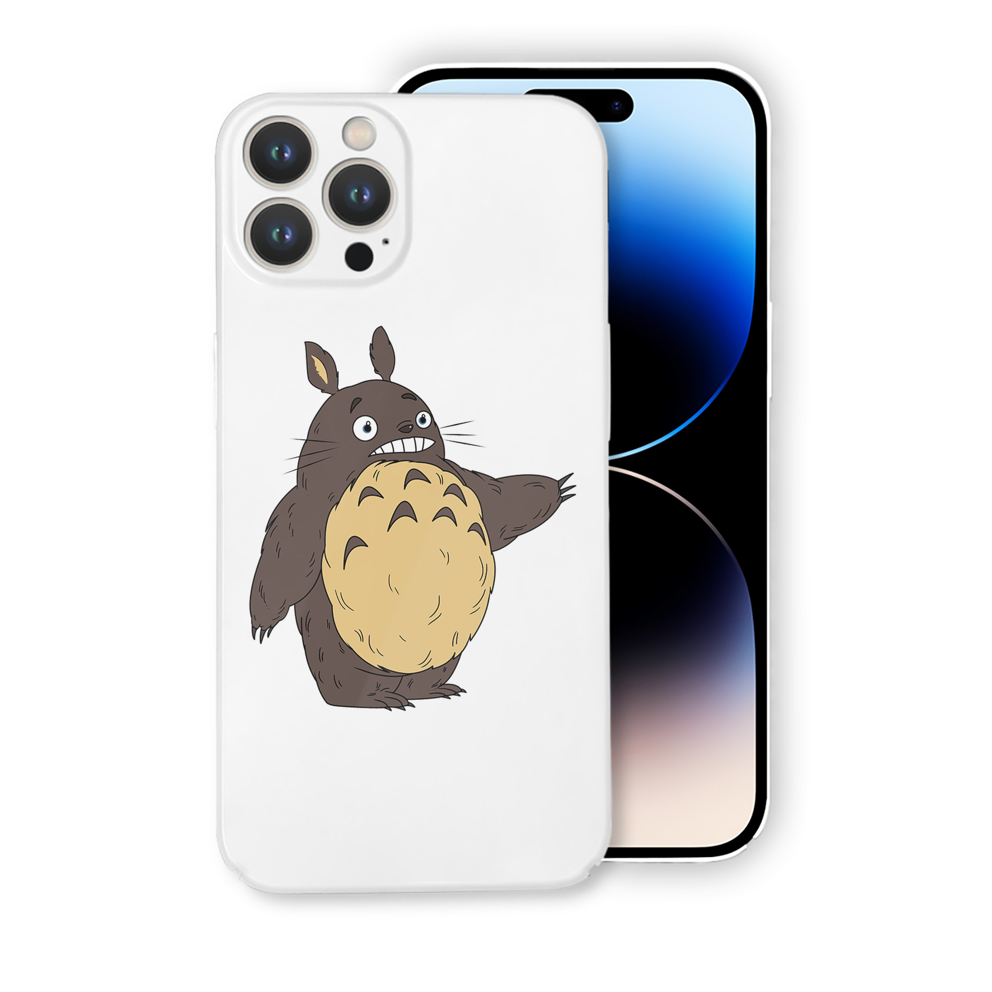 （画像用） となりのトトロ 草壁メイ 草壁サツキ My Neighbor Totoro Satsuki Kusakabe Mei Kusakabe 【iPhone 14シリーズ対応】ハードケース